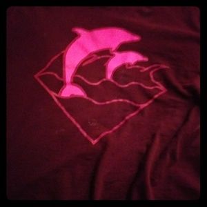 Pink dolphin large t shirt